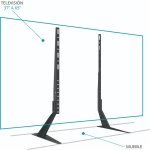 SOPORTE TV CDE PIE PARA MUEBLE DE 37" A 65" - Imagen 3