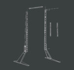 SOPORTE TV CDE PIE PARA MUEBLE DE 37" A 65" - Imagen 4