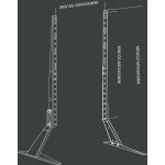 SOPORTE TV CDE PIE PARA MUEBLE DE 37" A 65" - Imagen 4