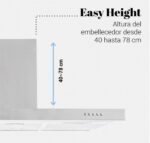 CAMPANA UNIVERSAL B PLANA 90 CM KENIA 3090 - Imagen 4