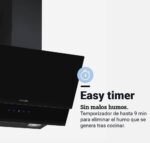 CAMPANA CRISTAL UNIVERSAL B 60 CM NEGRA - Imagen 2