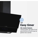 CAMPANA CRISTAL UNIVERSAL B 60 CM NEGRA - Imagen 2