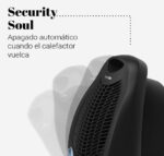 TERMOVENTILADOR UIVERSAL B 2000W NEGRO - Imagen 4