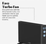 CONVECTOR UNIVERSAL B 2000 W NEGRO - Imagen 4