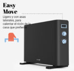 CONVECTOR UNIVERSAL B 2000 W NEGRO - Imagen 2