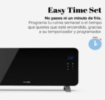 CONVECTOR UNIVERSAL B CRISTAL NEGRO 2000 W - Imagen 4