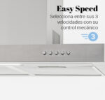 CAMPANA UNIVERSAL B PLANA 60 CM KENIA 2060 - Imagen 4