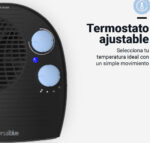 TERMOVENTILADOR HORIZ UNIVERSAL B NEGRO - Imagen 3