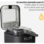FREIDORA UNIVERSAL B 1.5 L 900W NEGRA - Imagen 2