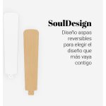 VENTILADOR TECHO UNIVERSAL.B SIROCO 132CM 70W BLANCO - Imagen 4