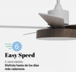 VENTILADOR TECHO UNIVERSAL.B LEVANTE 4048W BLANCO - Imagen 3