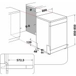 LAVAVAJILLAS WHIRLPOOL 60 CM A+++/D INOX 3Âº BA - Imagen 5