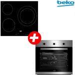 CONJUNTO BEKO HORNO + VITRO 3 FUEGOS