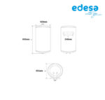 TERMO ELECTRICO EDESA 80 L - Imagen 2