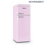 FRIGORIFICO SCHNEIDER 2.P 150X55 ROSA RETRO - Imagen 4