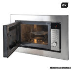 MICROONDAS ENCASTRE OK 20 L INOX - Imagen 2