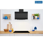 CAMPANA CRISTAL INDESIT 60 CM CRISTAL NEGRO - Imagen 3