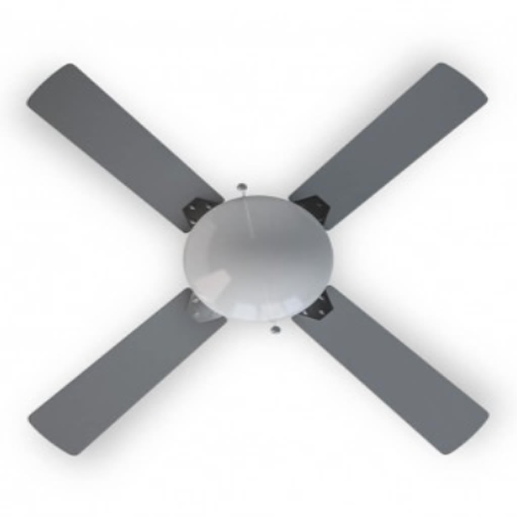 Ventilador de techo  Cecotec EnergySilence Aero 450, Con luz, Función frío  y calor, 50W, 106 cm, Inox