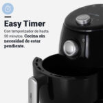 FREIDORA SIN ACEITE UNIVERSAL B 2 L NEGRA - Imagen 4