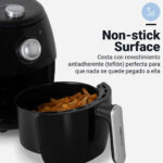 FREIDORA SIN ACEITE UNIVERSAL B 2 L NEGRA - Imagen 5