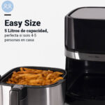 FREIDORA SIN ACEITE UNIVERSAL 5 LITROS - Imagen 3