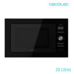MICROONDAS ENCASTRE CECOTEC 25 L GRILL NEGRO - Imagen 2