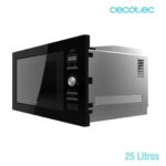 MICROONDAS ENCASTRE CECOTEC 25 L GRILL NEGRO