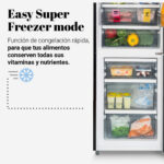 FRIGORIFICO 185X60 NF CRISTAL NEGRO - Imagen 5