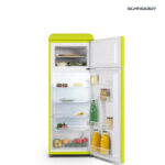 FRIGORIFICO SCHNEIDER 2.P 150X55 PISTACHO RETRO - Imagen 2