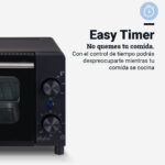 HORNO SOBREMESA UNIBERSAL B 10 L NEGRO - Imagen 4