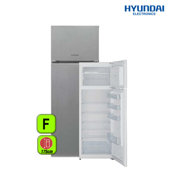 FRIGORIFICO HYUNDA 2.P 175X60 A+/F INOX