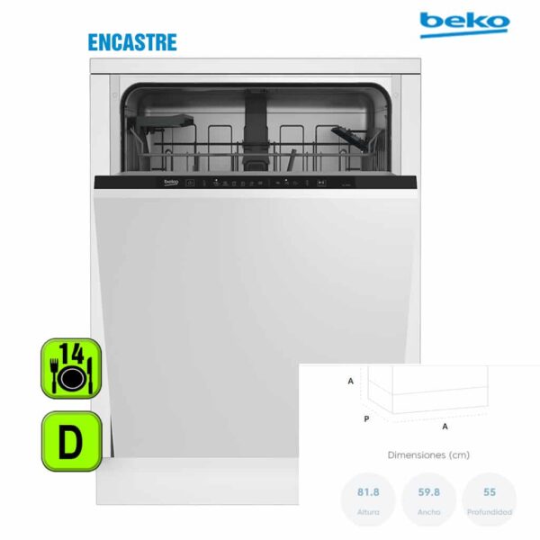 LAVAVAJILLAS ENCASTRE