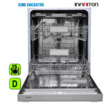 LAVAVAJILLAS INFINITON SEMI ENCAS CRISTAL BLANCO - Imagen 2