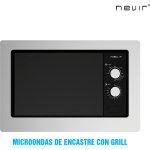 MICROONDAS ENCASTRE NEVIR 21 L INOX