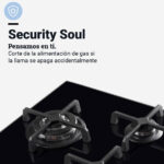 ENCIMERA CRISTAL GAS UNIVERSAL B 3 F NEGRA - Imagen 3