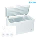 CONGELADOR HORIZONTAL BEKO 315 L A+ 86X110X73 - Imagen 2