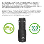 CAFETERA EXPRESSO MANUAL 20 BARES NEGRA - Imagen 3