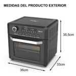 HORNO FREIDORA SOGO 18 L 1500W DIGITAL - Imagen 3