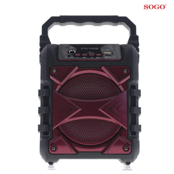ALTAVOZ PORTATIL SOGO BLUETOOTH,USB,RADIO-5W-