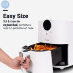 FREIDORA SIN ACEITE UNIVERSAL B 3.5 L BLANCA - Imagen 5