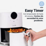 FREIDORA SIN ACEITE UNIVERSAL B 3.5 L BLANCA - Imagen 3