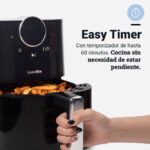 FREIDORA SIN ACEITE UNIVERSAL B 3.5 L NEGRA - Imagen 3