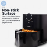 FREIDORA SIN ACEITE UNIVERSAL B 3.5 L NEGRA - Imagen 2