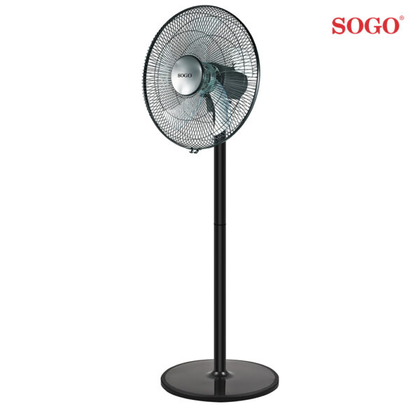 VENTILADOR DE PIE SOGO 50 W NEGRO 5 ASPAS 40CM