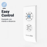 VENTILADOR TECHO UNIVERSAL B. SIROCO 132CM 70W INOX - Imagen 4