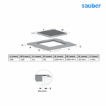 VITROCERAMICA INDUCCION SAUBER 3 FUEGOS - Imagen 3
