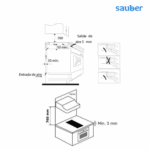 VITROCERAMICA INDUCCION SAUBER 3 FUEGOS - Imagen 2
