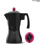 CAFETERA ITALIANA TAURUS INDUCCION 6 T NEGRA