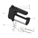 BATIDORA AMASADORA SOGO 400W INOX - Imagen 2