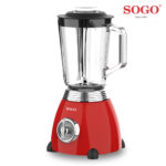 BATIDORA JARRA SOGO RETRO ROJA 500 W 1.5 L - Imagen 2